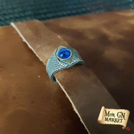 Bague Médiévale bleu 